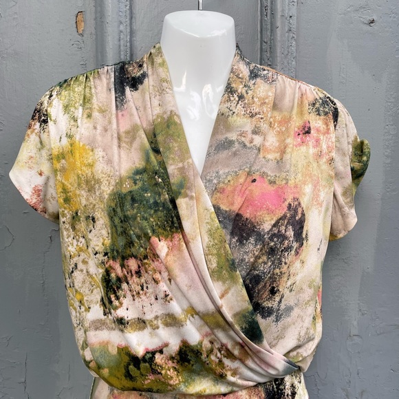 Aidan Mattox Wrap Front dress, size 2 - Picture 3 of 9